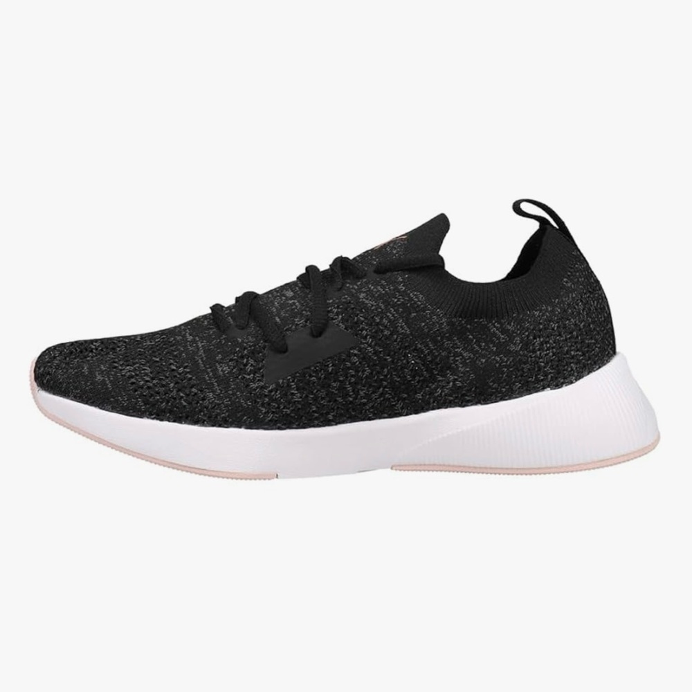 Puma Black Knit Sneakers with White Sole - Picture 3 of 15
